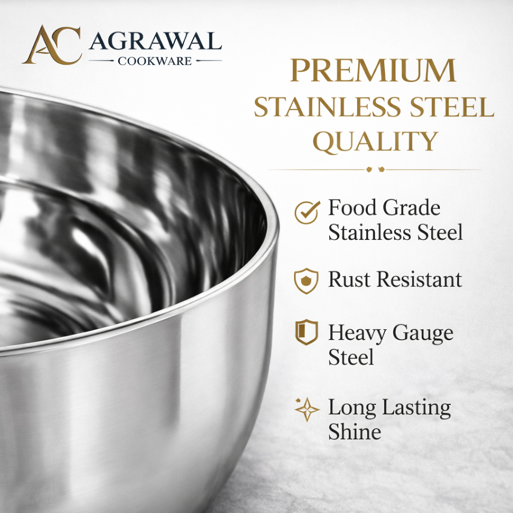 Agrawal Cookware Premium Apple Bowls - Set of 6