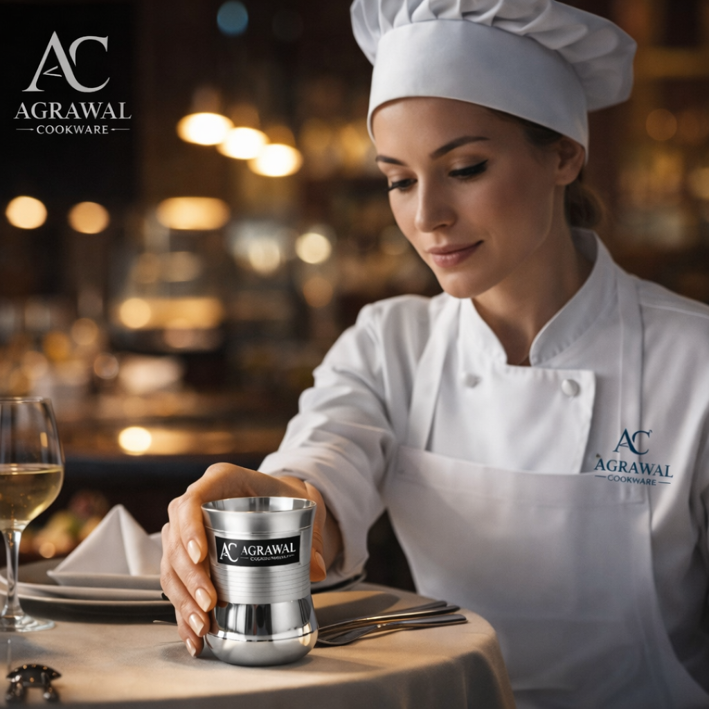 Agrawal Cookware Stainless Steel Glass Set of 6