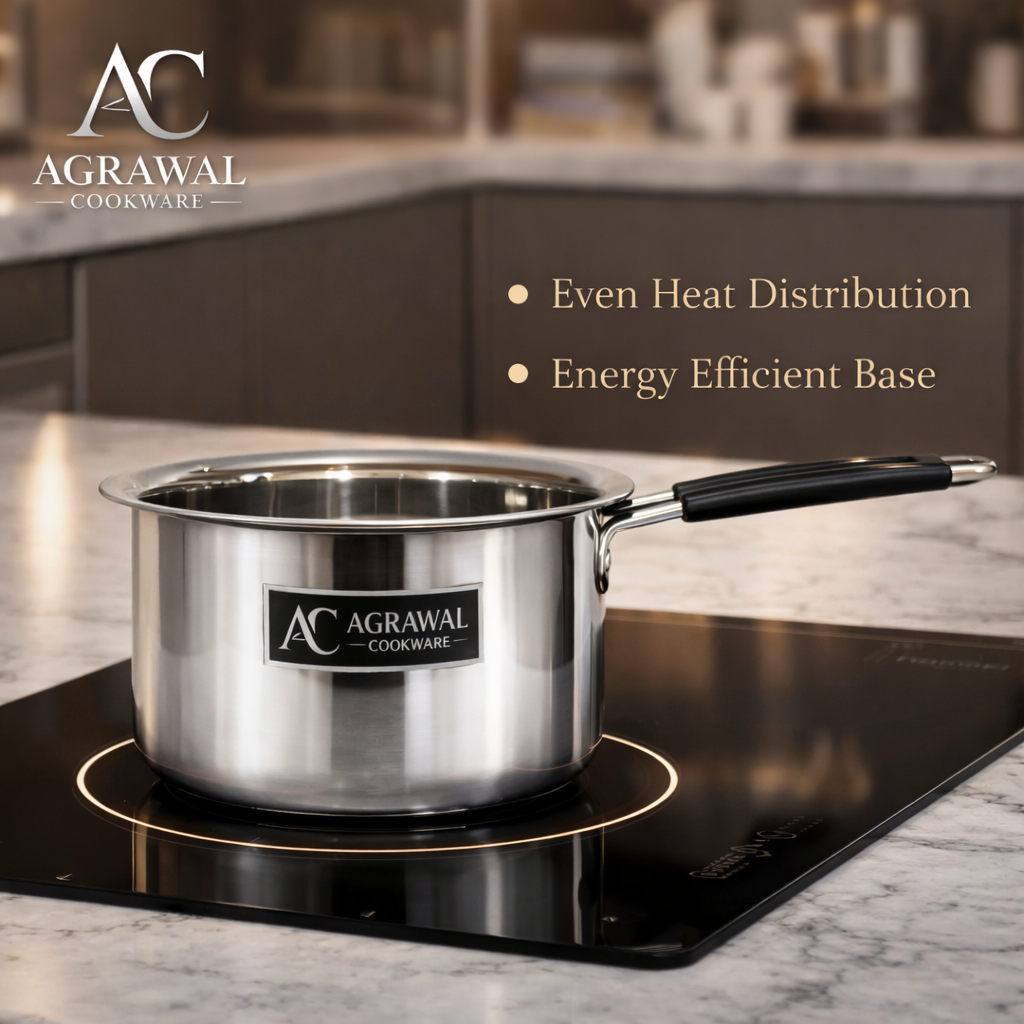 Agrawal Cookware Premium Stainless Steel Saucepan - Tea Maker