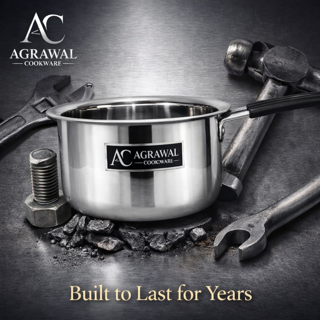 Agrawal Cookware Premium Stainless Steel Saucepan - Tea Maker