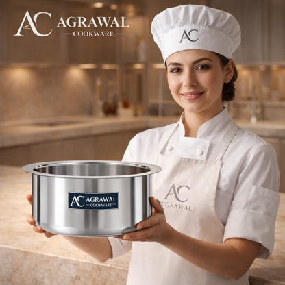 Agrawal Cookware Premium Stainless Steel Tope