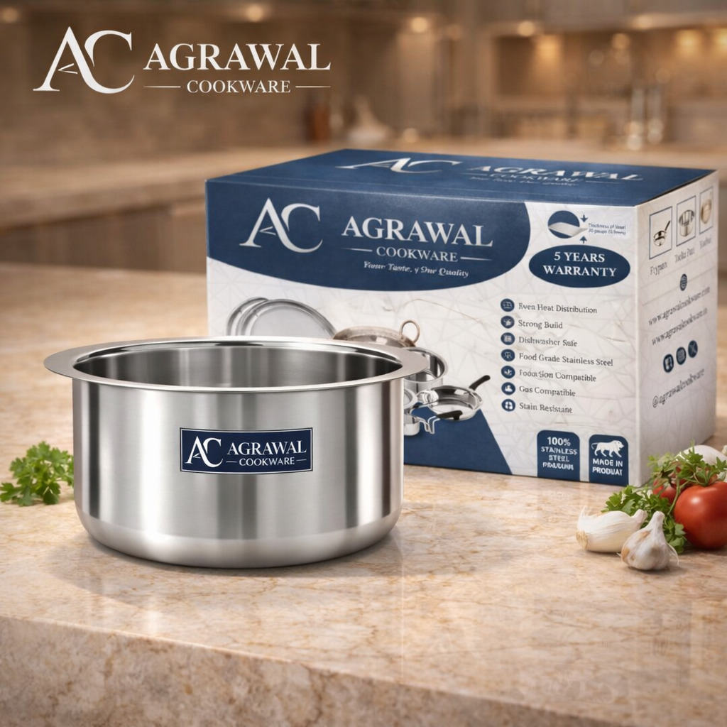 Agrawal Cookware Premium Stainless Steel Tope