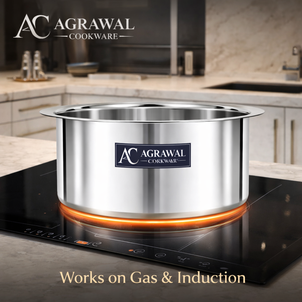 Agrawal Cookware Premium Stainless Steel Tope