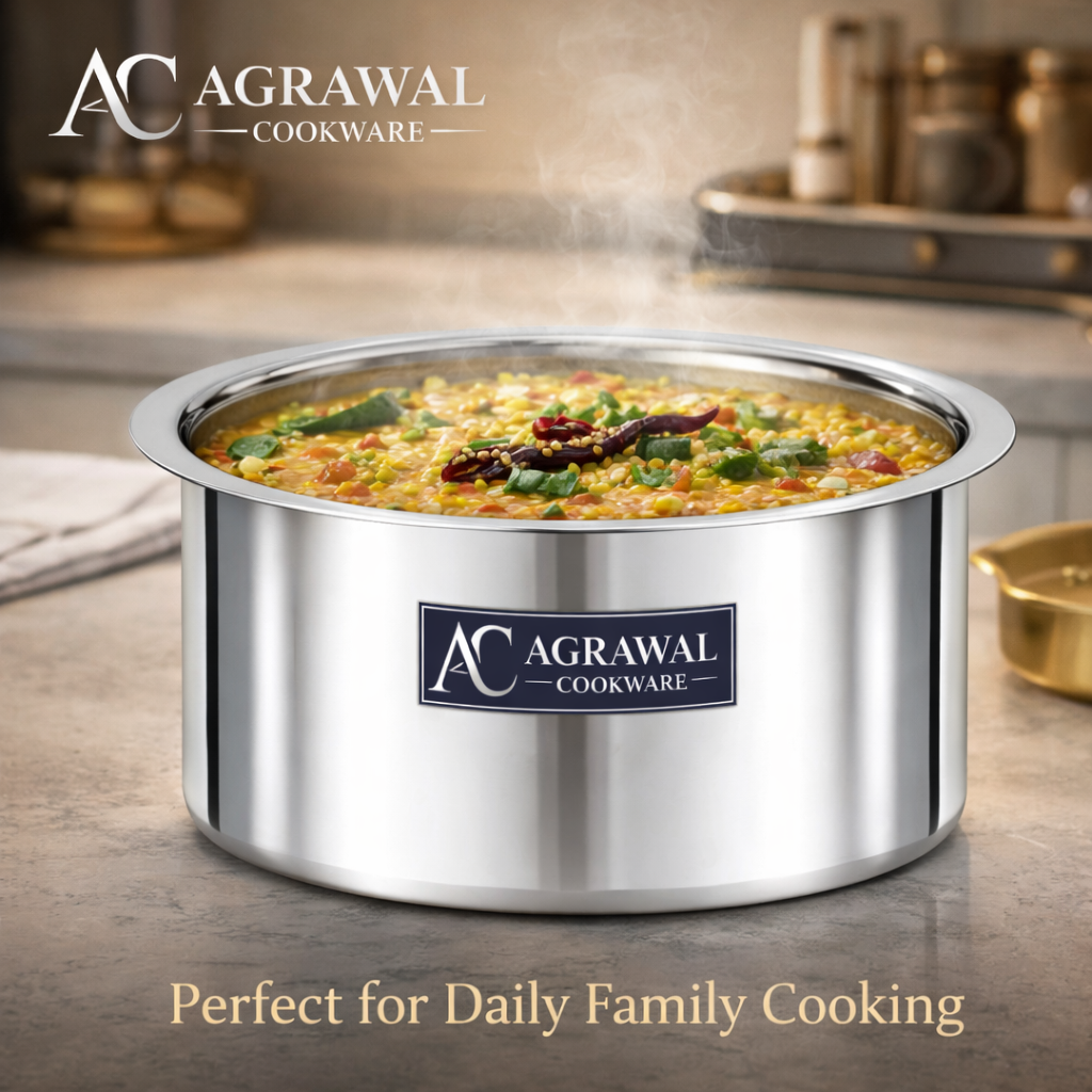 Agrawal Cookware Premium Stainless Steel Tope