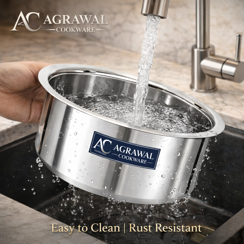 Agrawal Cookware Premium Stainless Steel Tope
