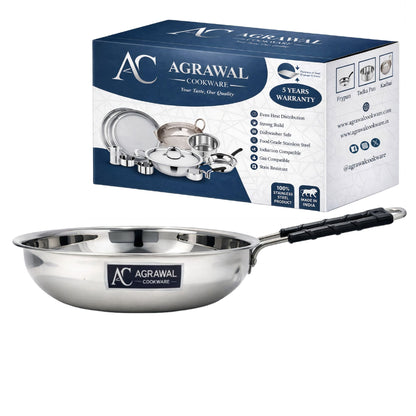 Agrawal Cookware Premium Stainless Steel Frypan
