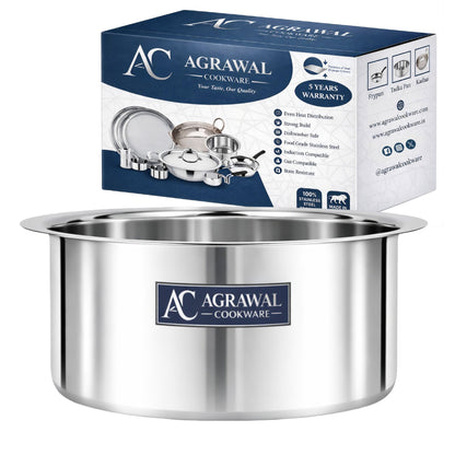Agrawal Cookware Premium Stainless Steel Tope